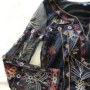 American Eagle Embroidered Top